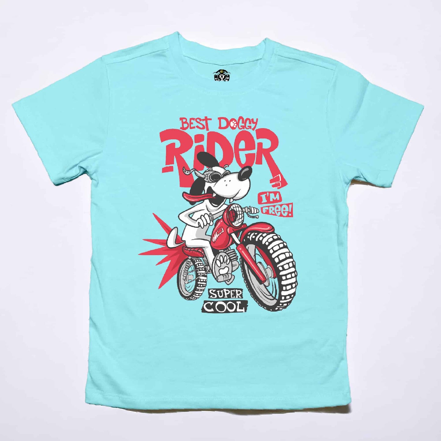 Camiseta de Niño Estampada best doggy rider