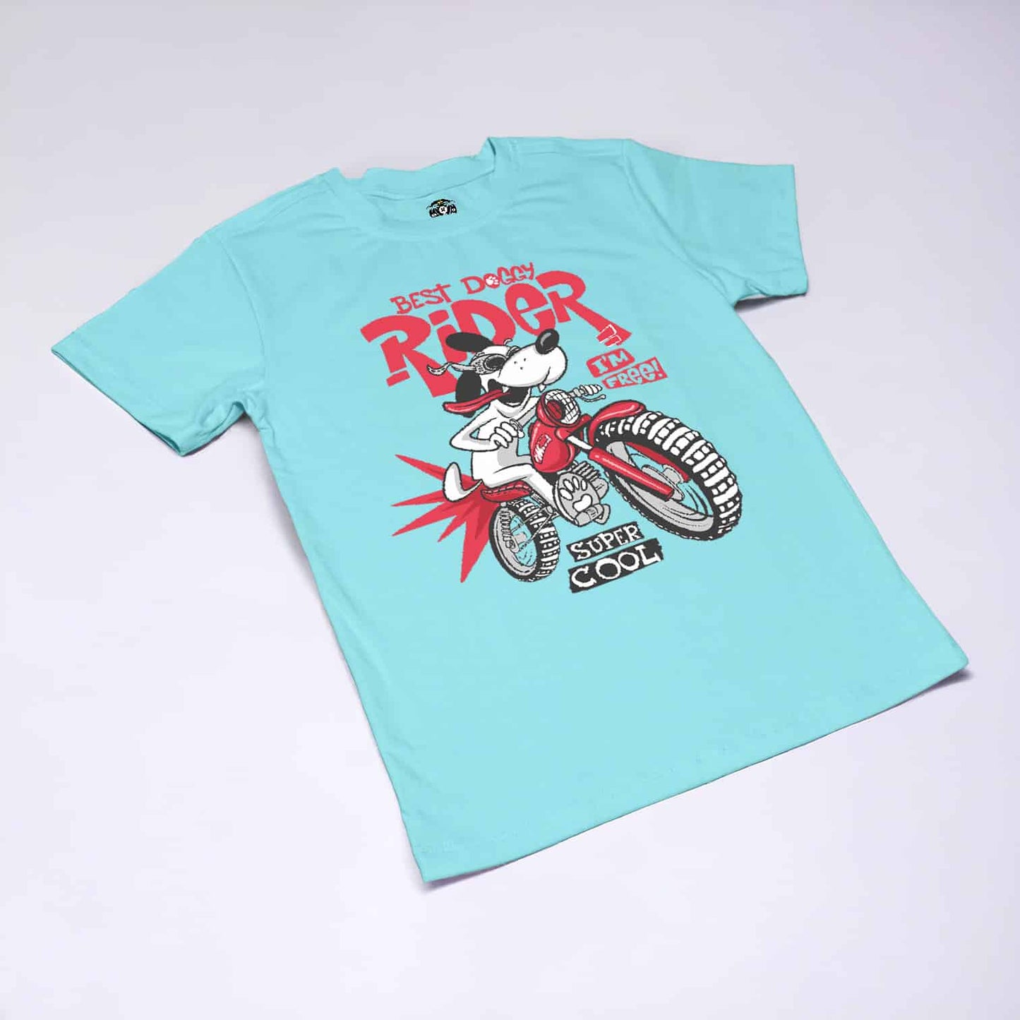 Camiseta de Niño Estampada best doggy rider