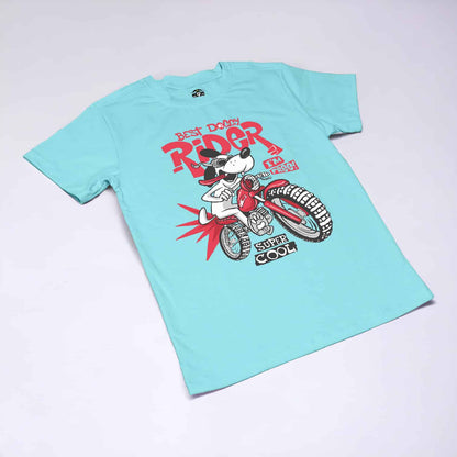 Camiseta de Niño Estampada best doggy rider