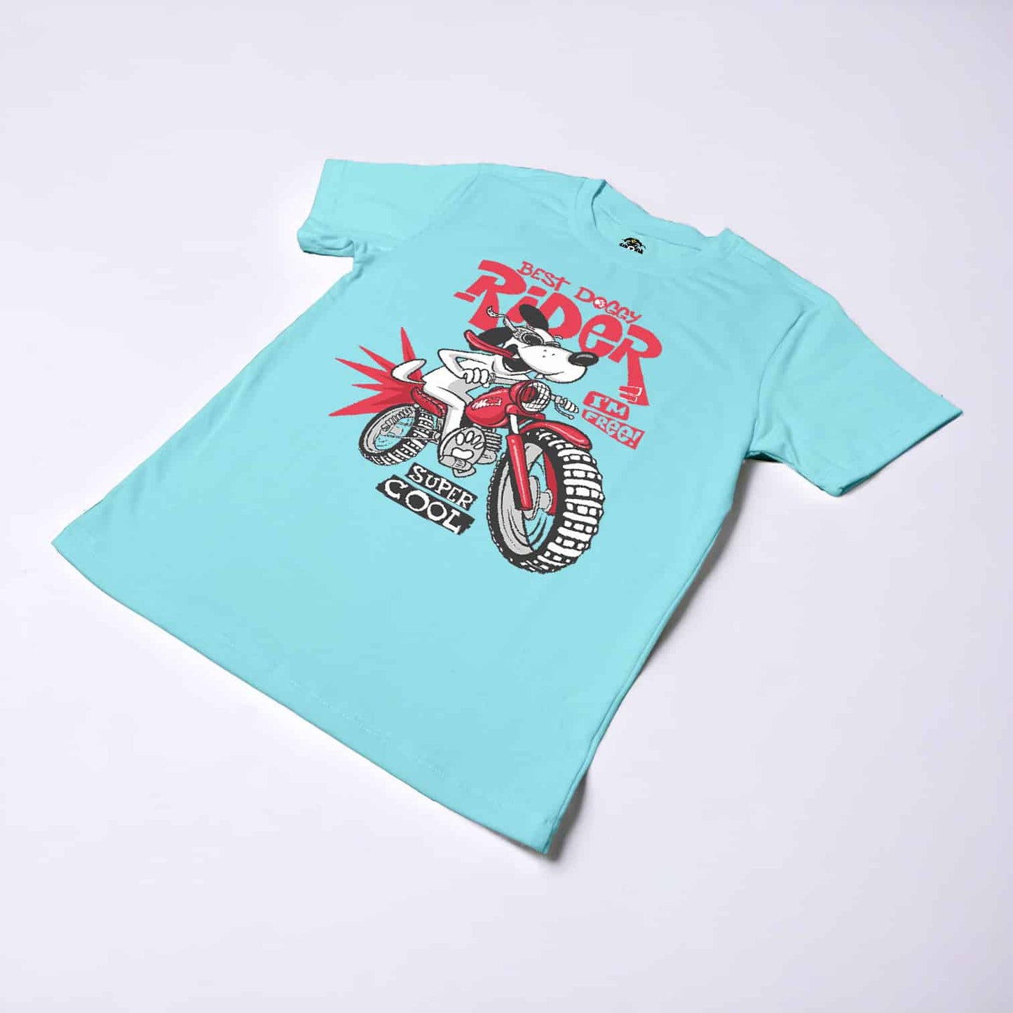 Camiseta de Niño Estampada best doggy rider