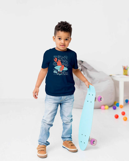 Camiseta de Niño Estampada cangrejo