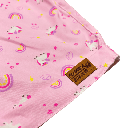 Short para Mujer de Unicornios Rosa