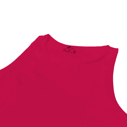 Crop top mujer fucsia casual
