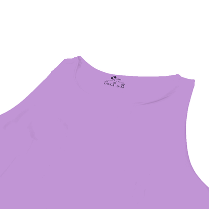 Crop top mujer lila casual