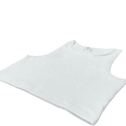 Crop top mujer Blanco casual