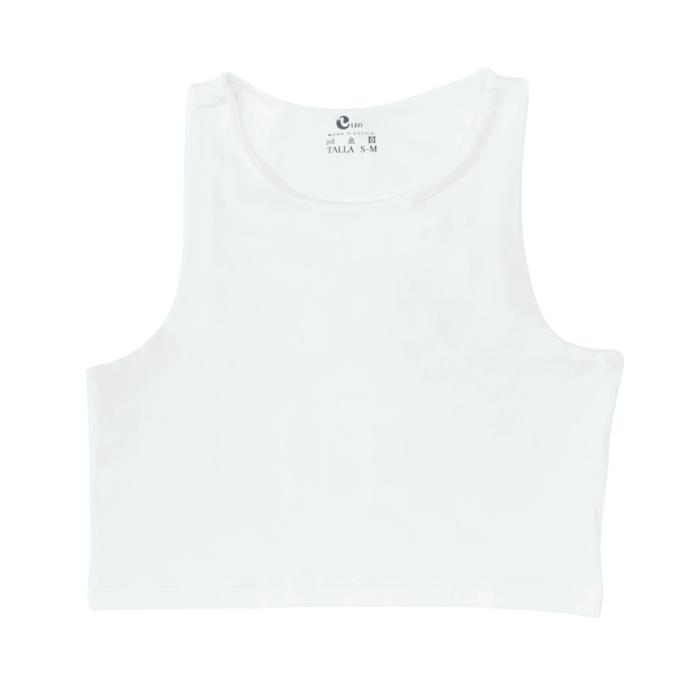 Crop top mujer Blanco casual