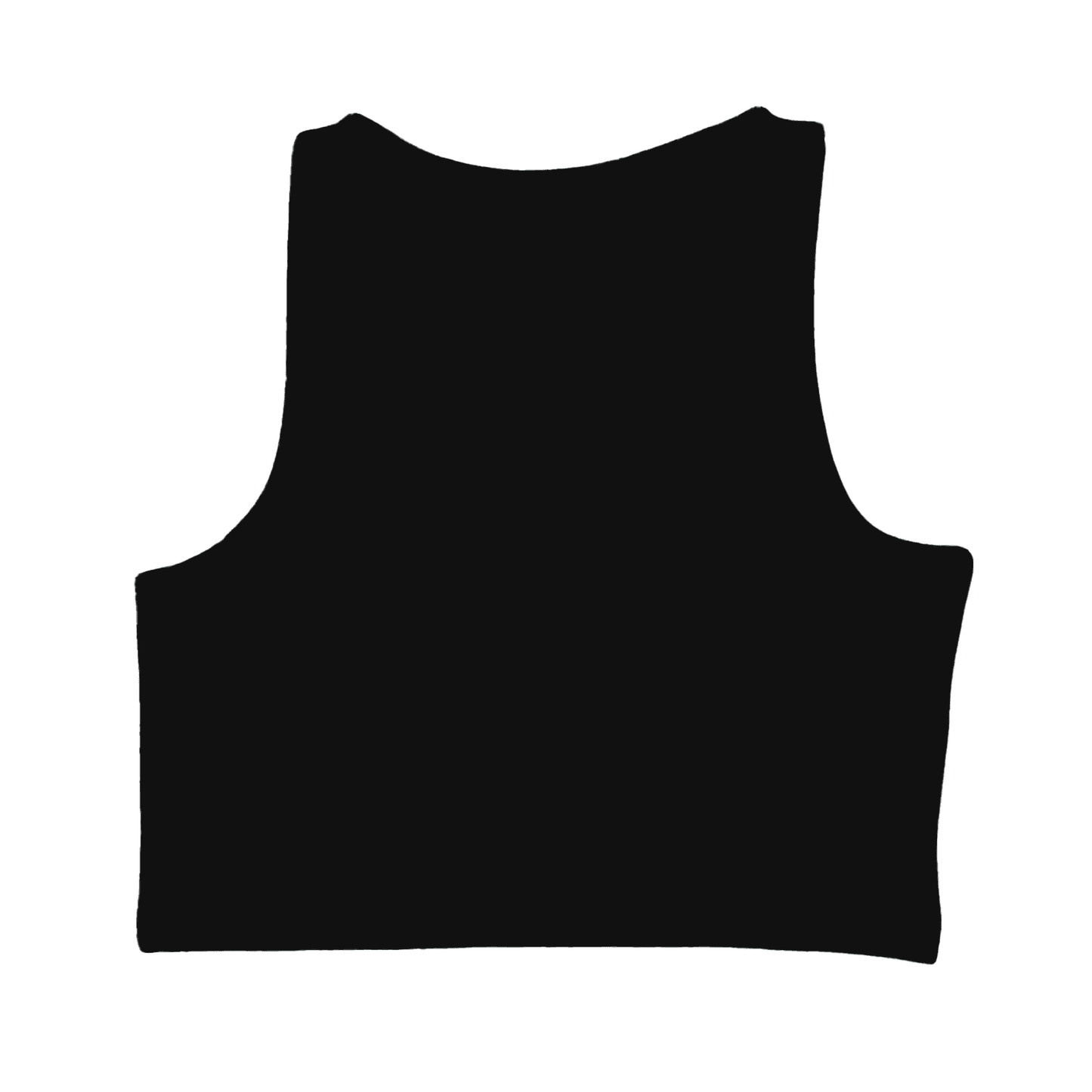 Crop top Mujer Negro Casual