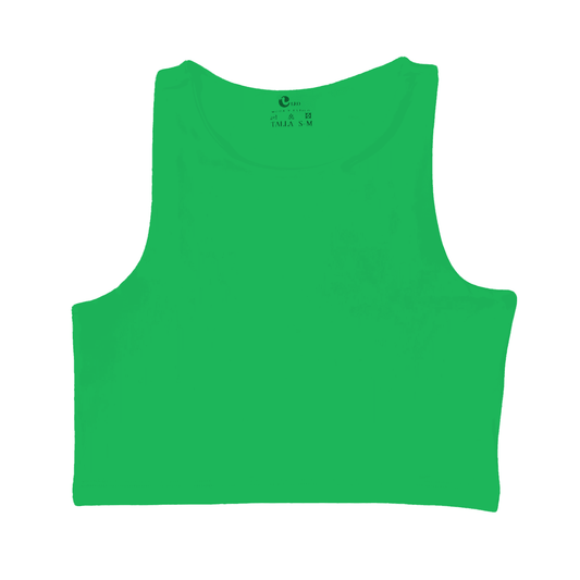 Crop top mujer Verde cali casual