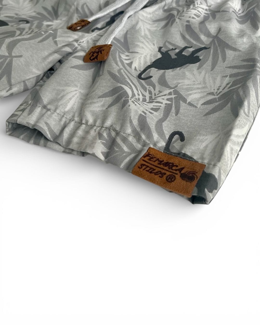 OUT|Bermuda Niño Monos Gris