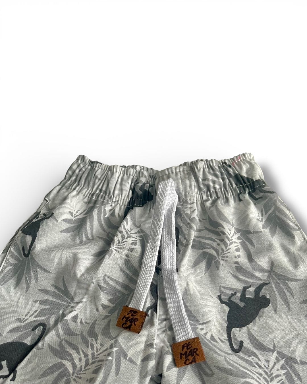 OUT|Bermuda Niño Monos Gris