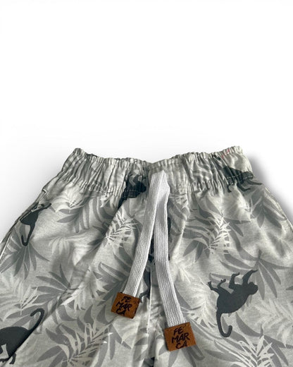 OUT|Bermuda Niño Monos Gris